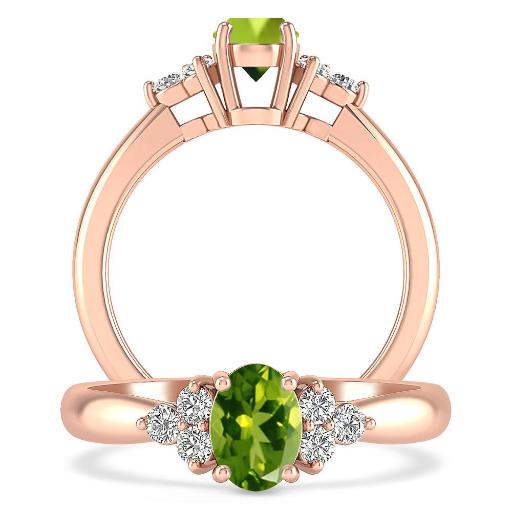 Rose Gold - Peridot