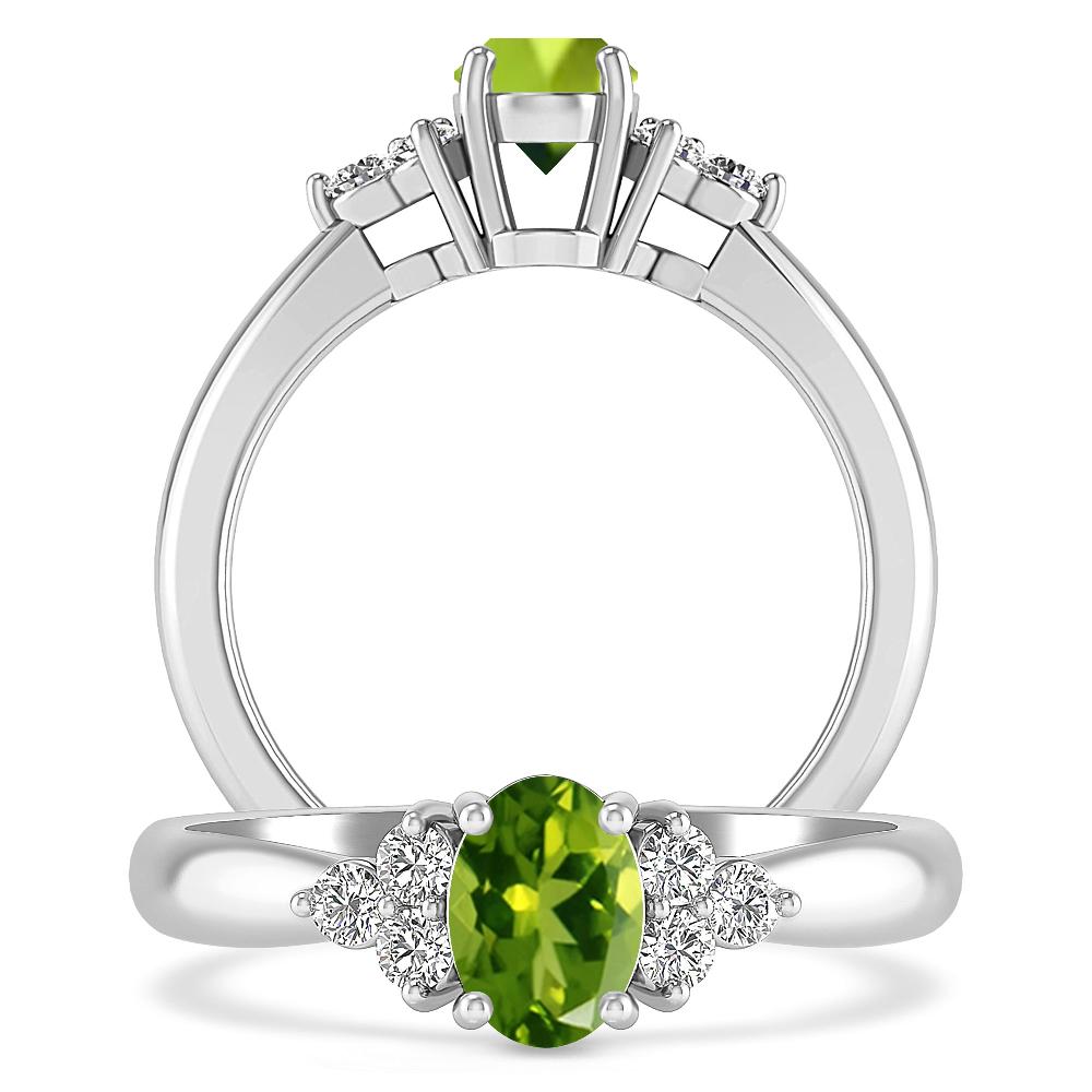 White Gold - Peridot