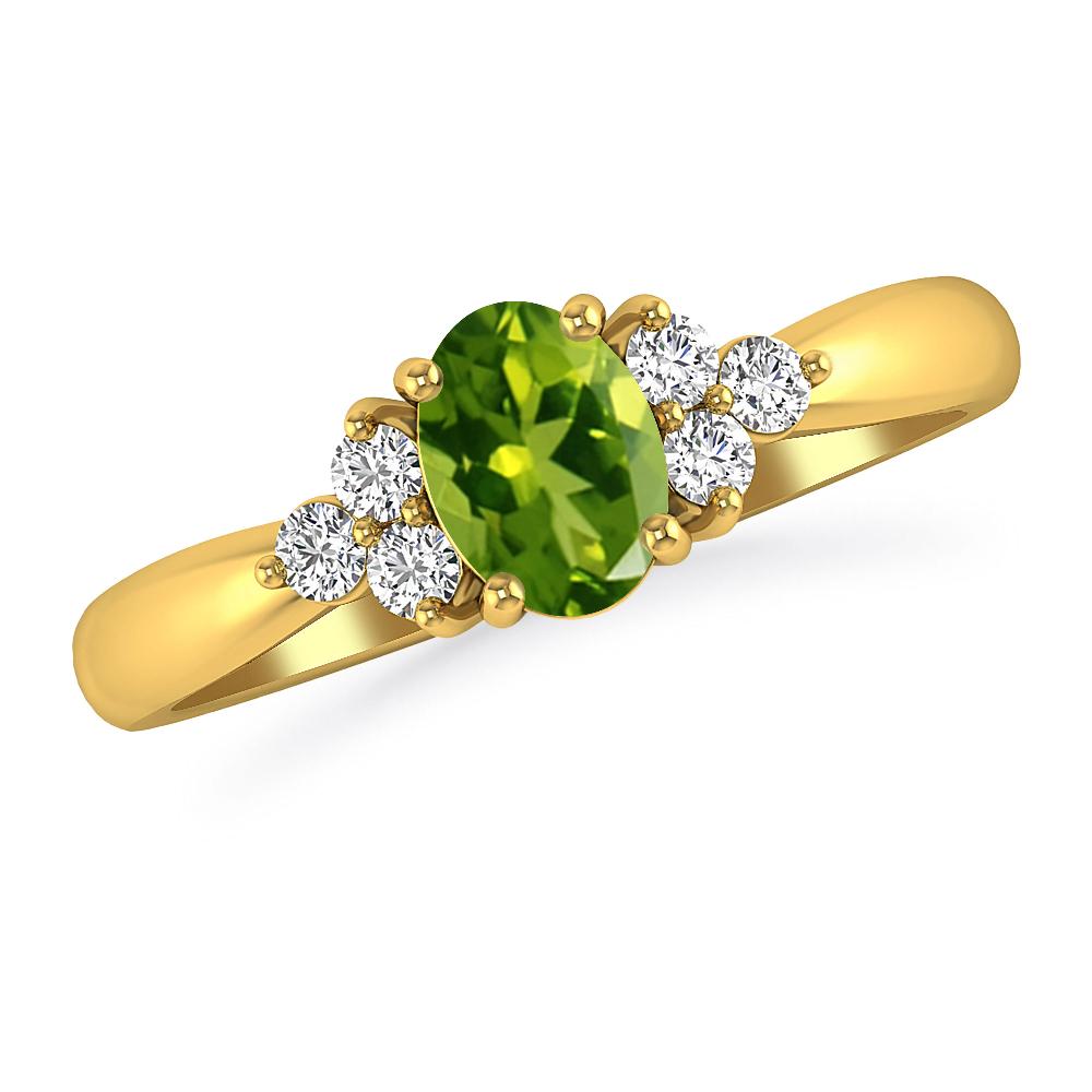 Yellow Gold - Peridot