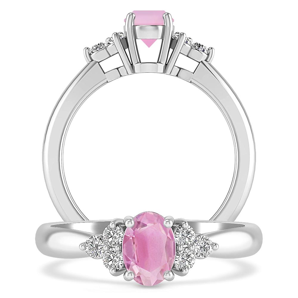 White Gold - Pink Tourmaline