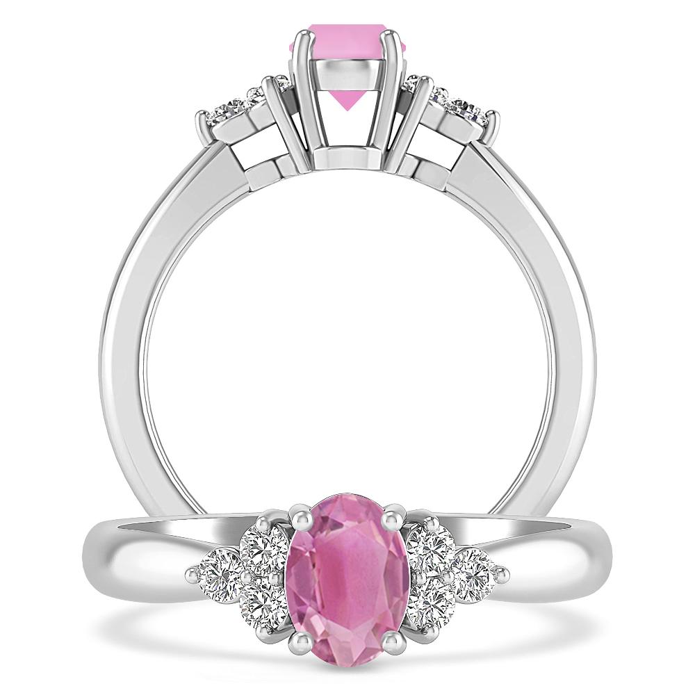 White Gold - Pink Tourmaline