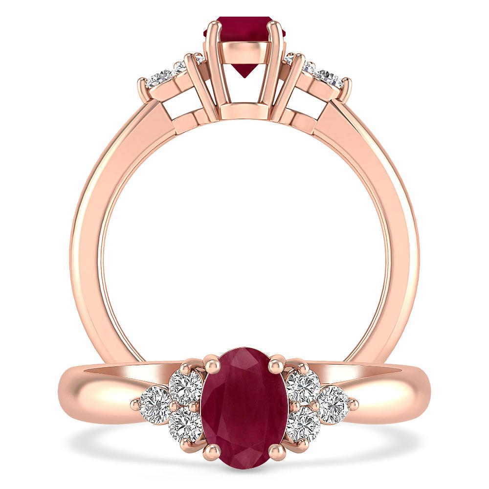 Rose Gold - Ruby