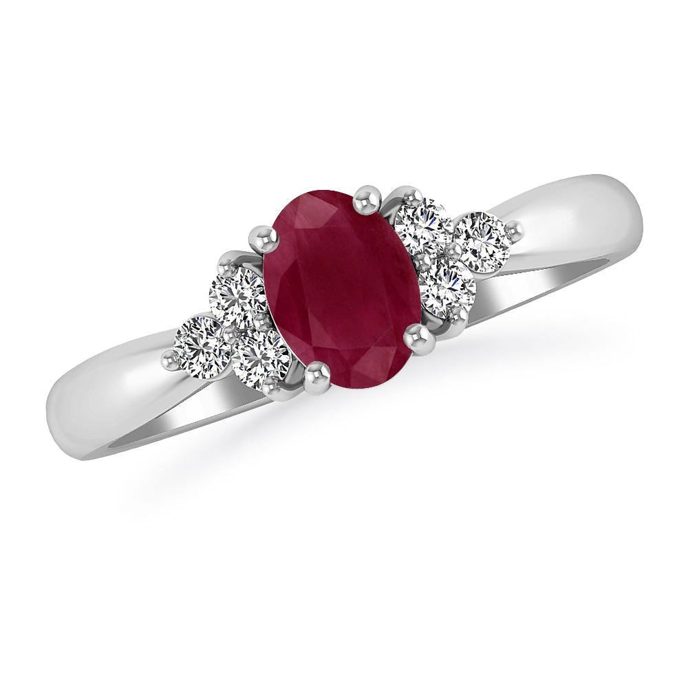 White Gold - Ruby