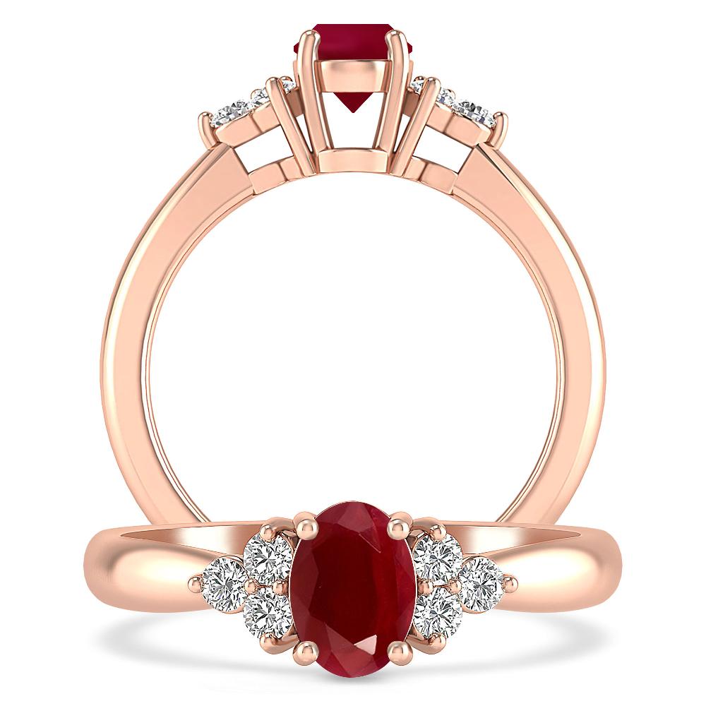 Rose Gold - Ruby