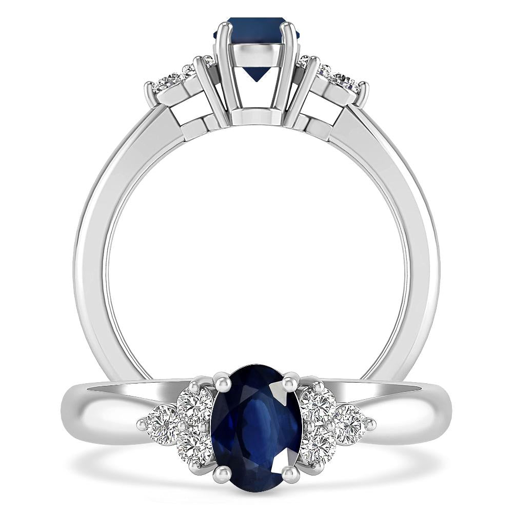 White Gold - Sapphire