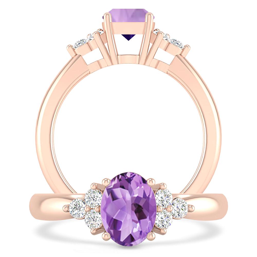 Rose Gold - Amethyst