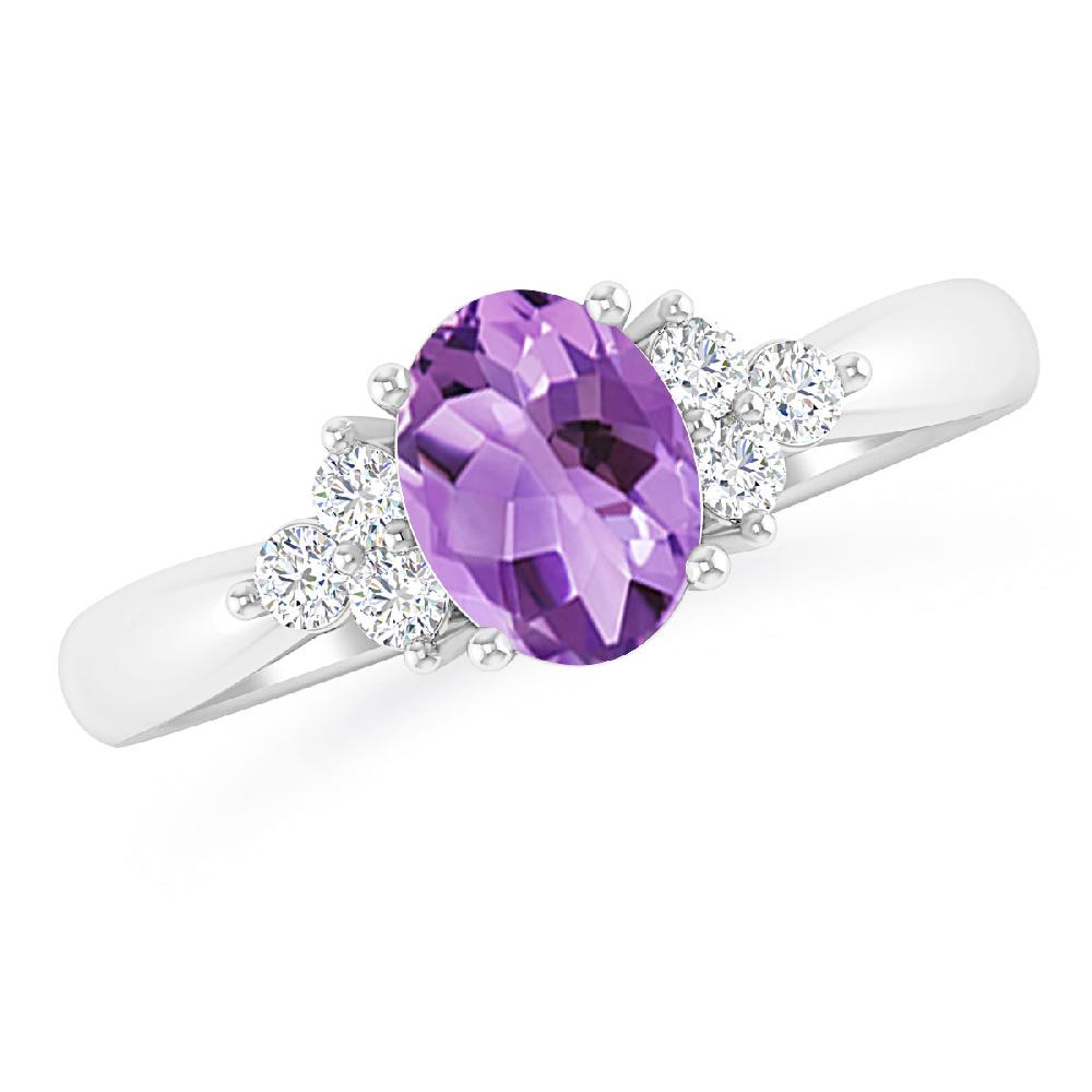 White Gold - Amethyst