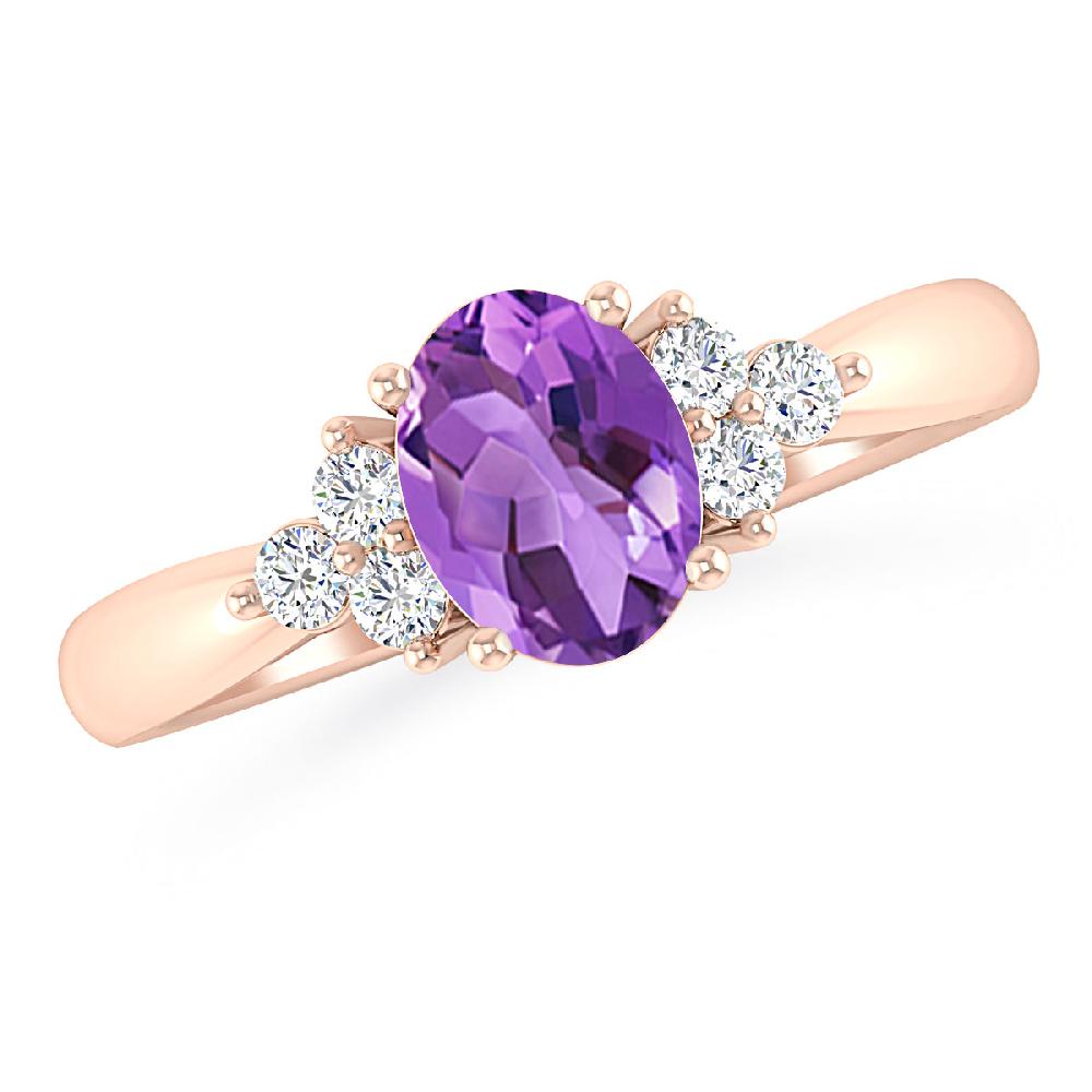 Rose Gold - Amethyst