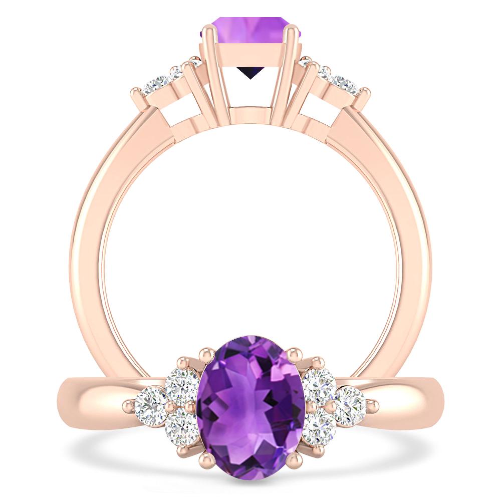 Rose Gold - Amethyst