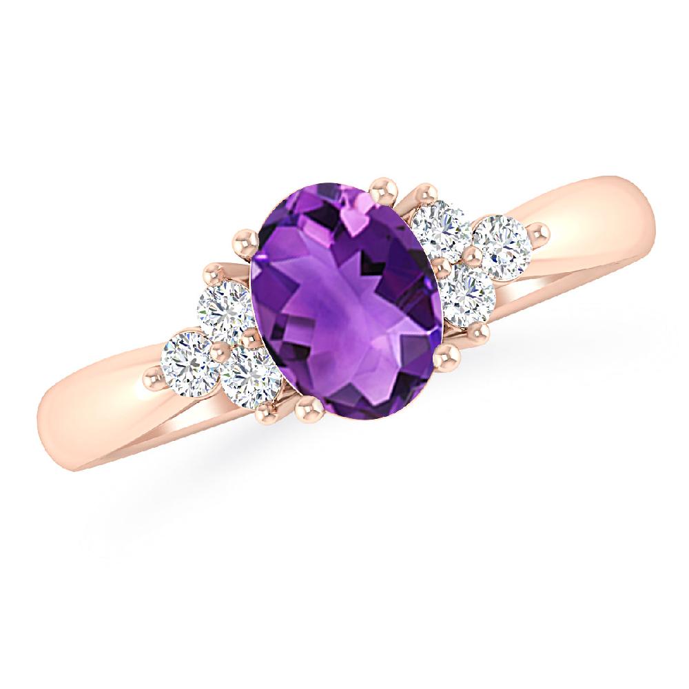 Rose Gold - Amethyst