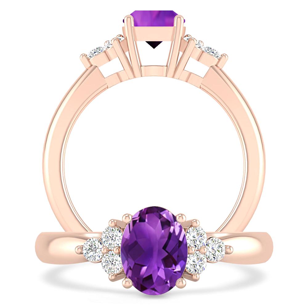 Rose Gold - Amethyst