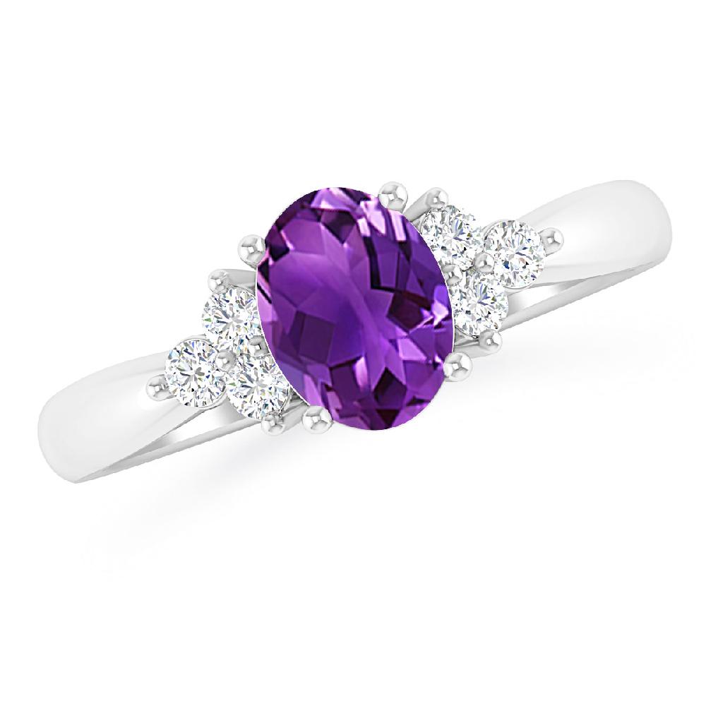 White Gold - Amethyst