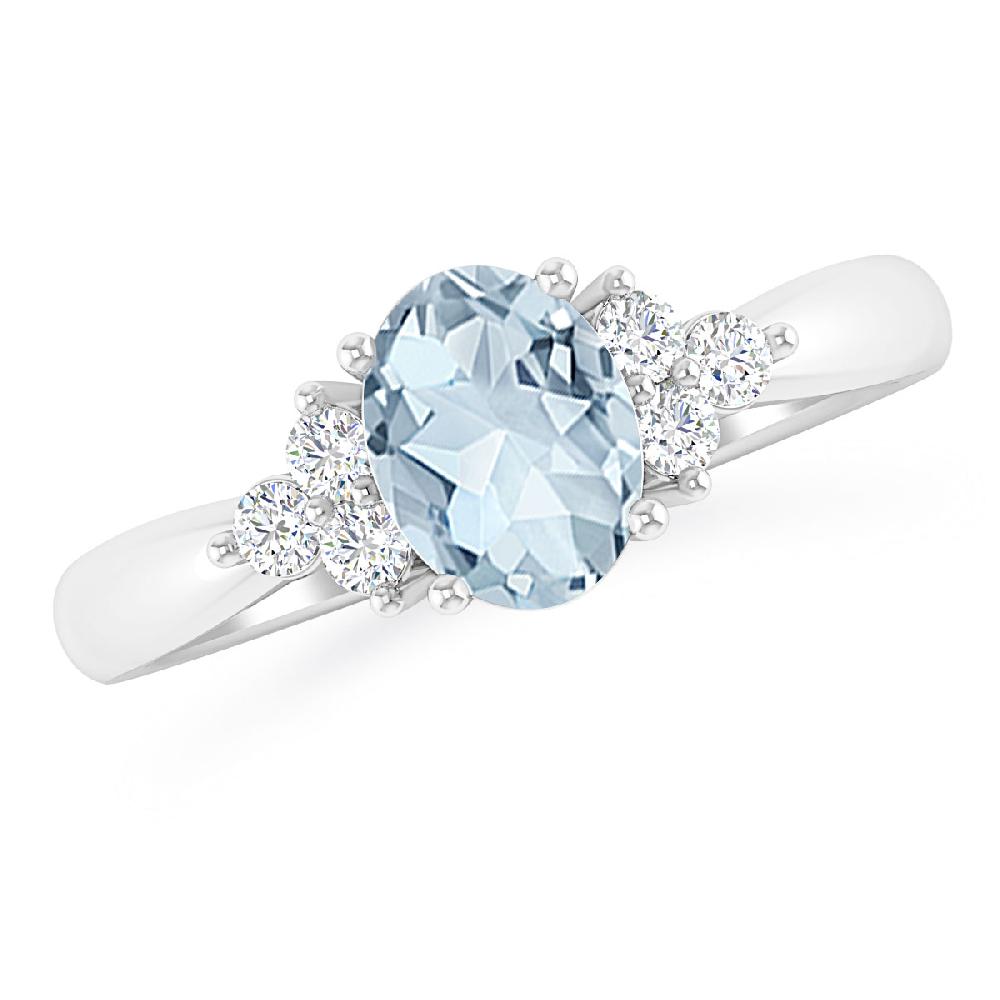 White Gold - Aquamarine