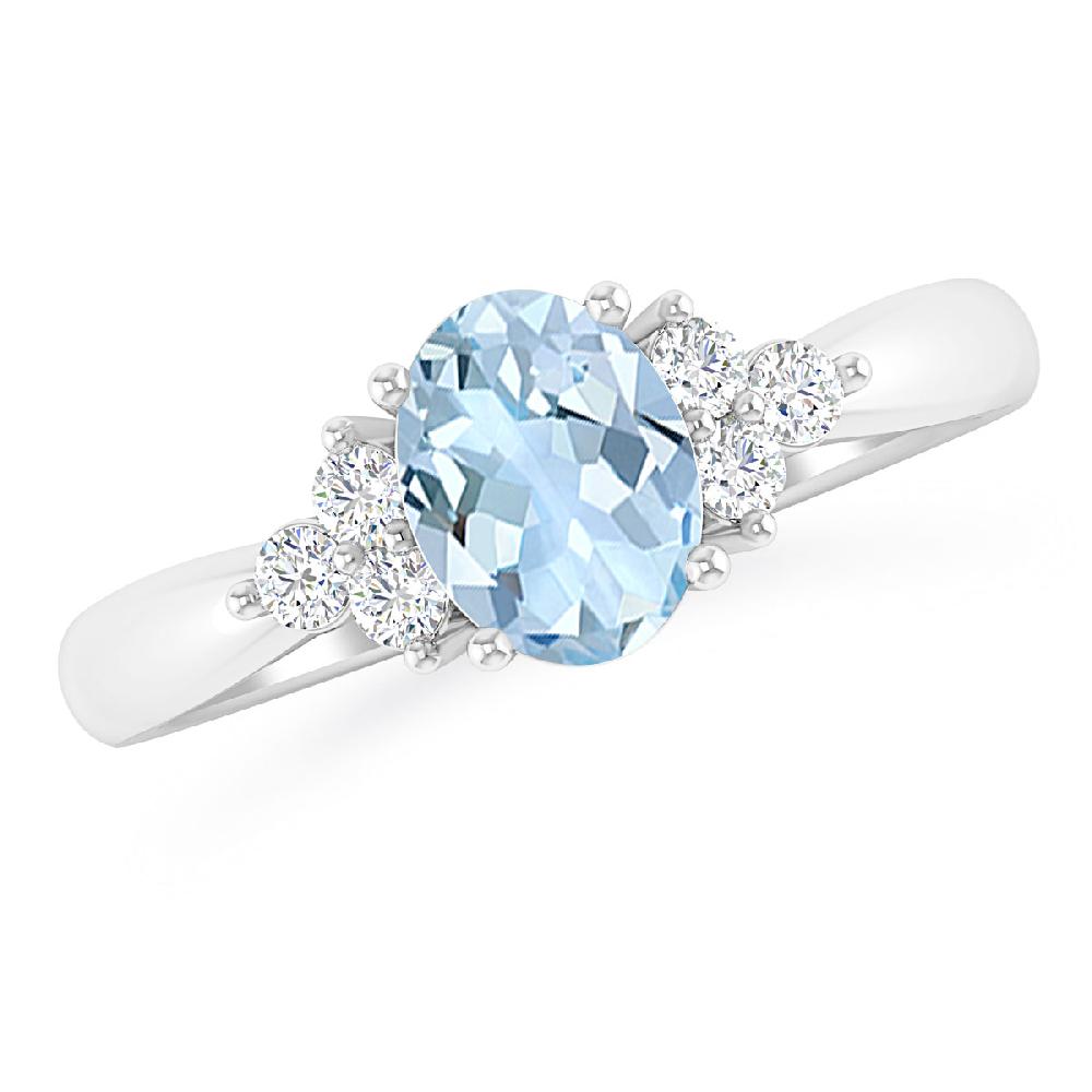 White Gold - Aquamarine