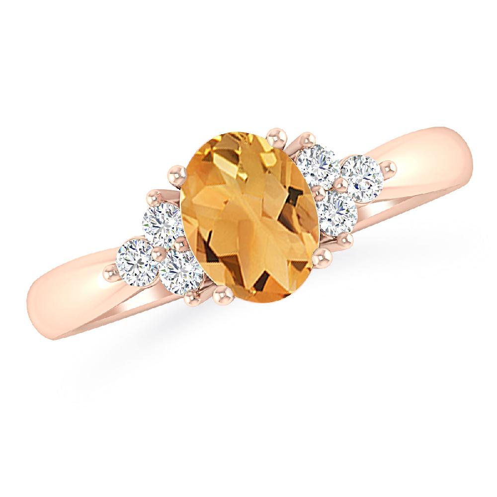 Rose Gold - Citrine