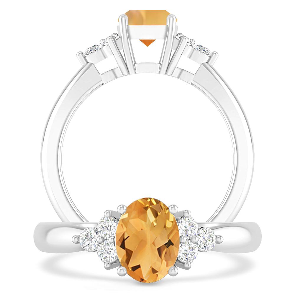 White Gold - Citrine