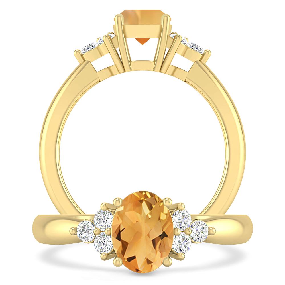 Yellow Gold - Citrine