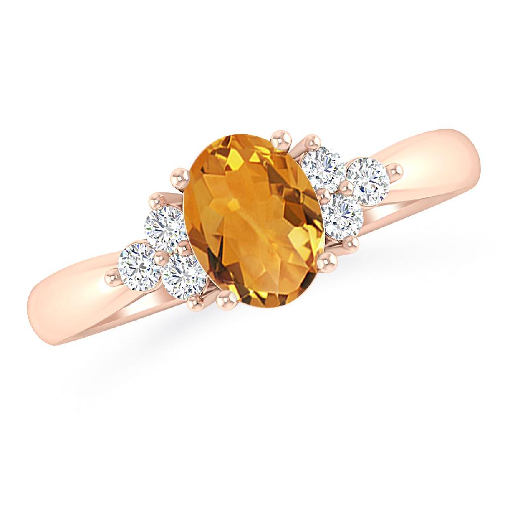 Rose Gold - Citrine