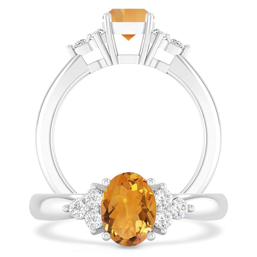 White Gold - Citrine