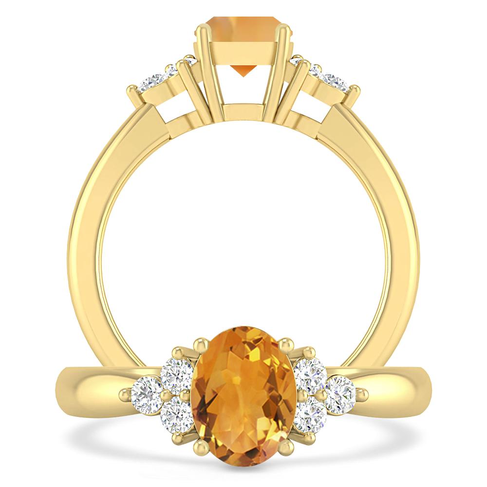 Yellow Gold - Citrine