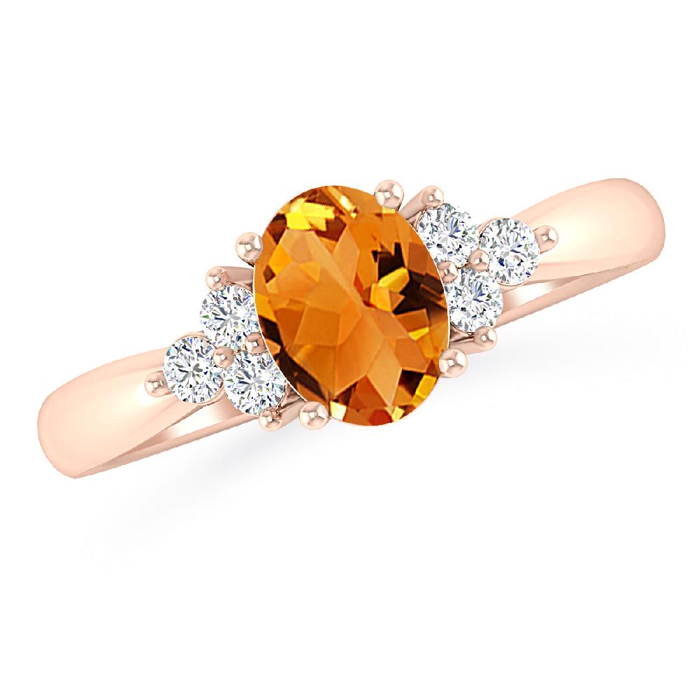 Rose Gold - Citrine