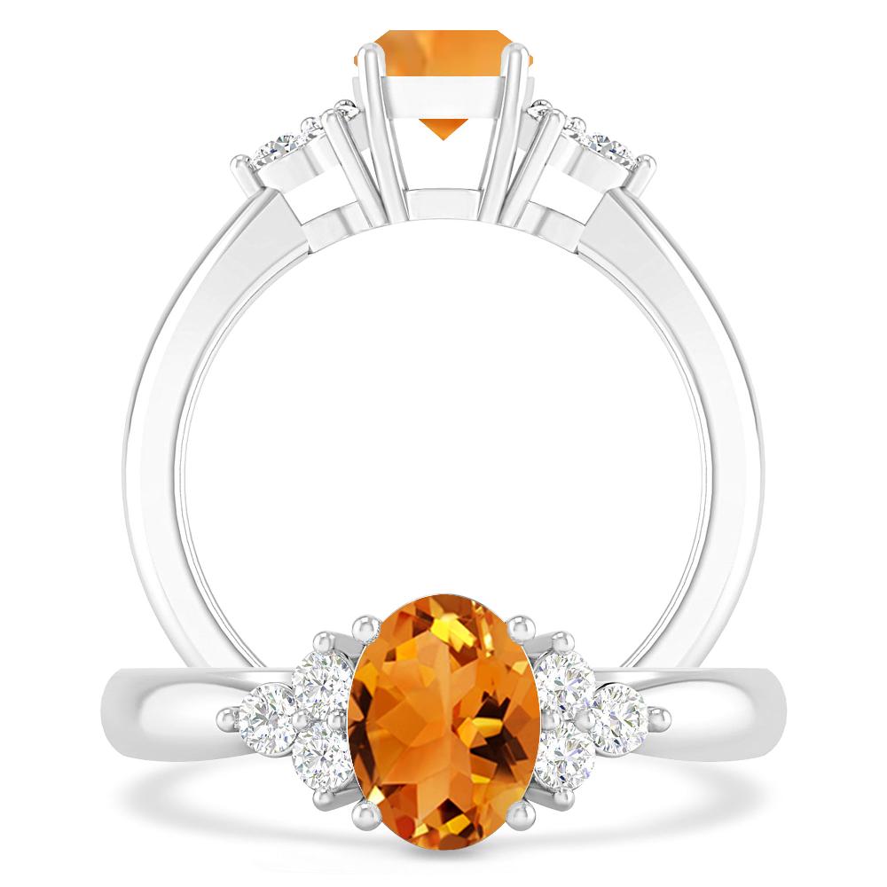 White Gold - Citrine