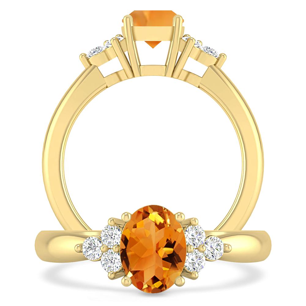 Yellow Gold - Citrine