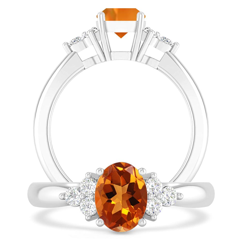 White Gold - Citrine