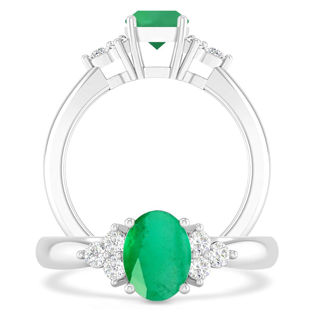 White Gold - Emerald