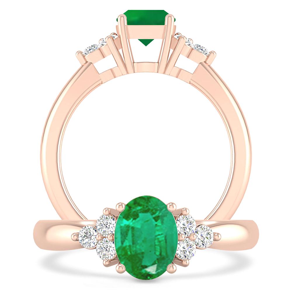 Rose Gold - Emerald