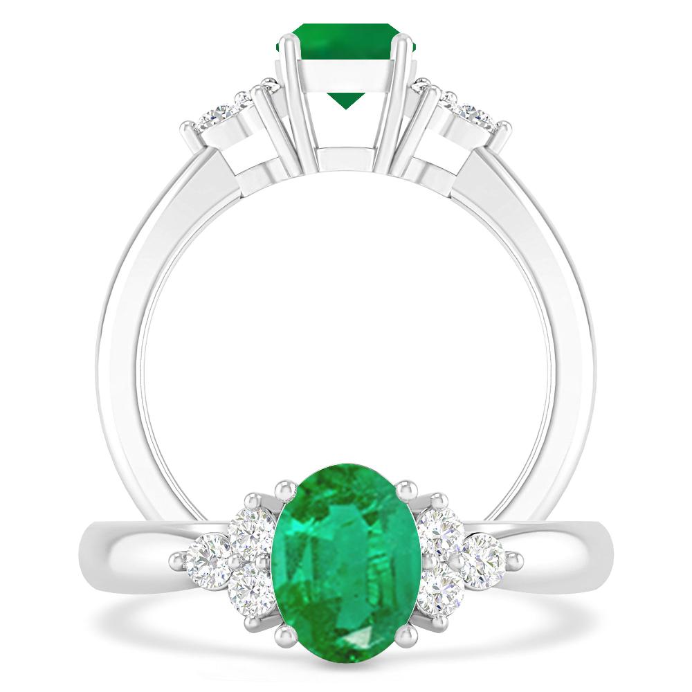 White Gold - Emerald