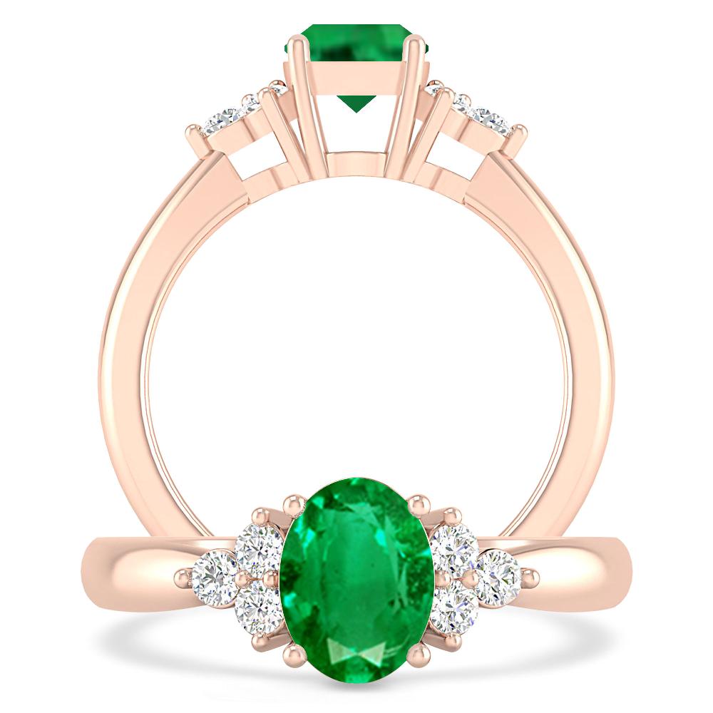 Rose Gold - Emerald