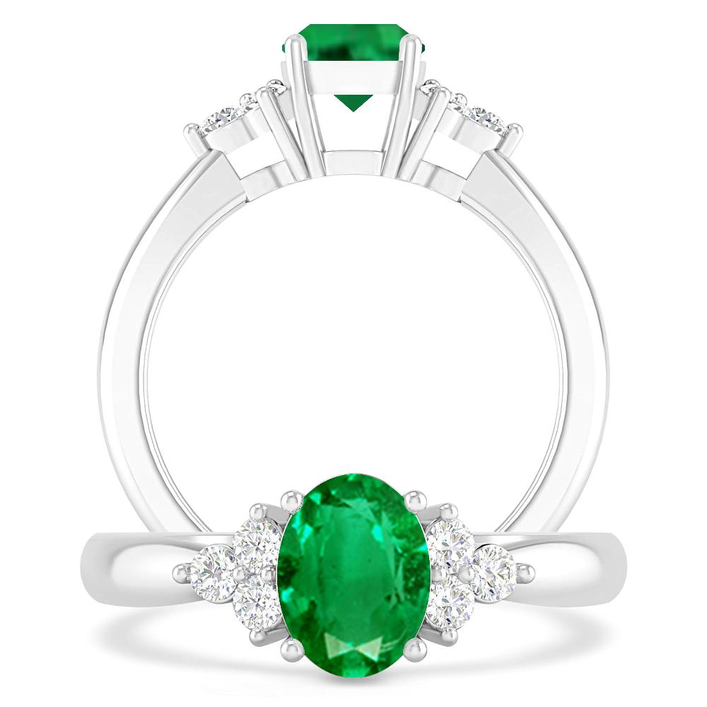 White Gold - Emerald