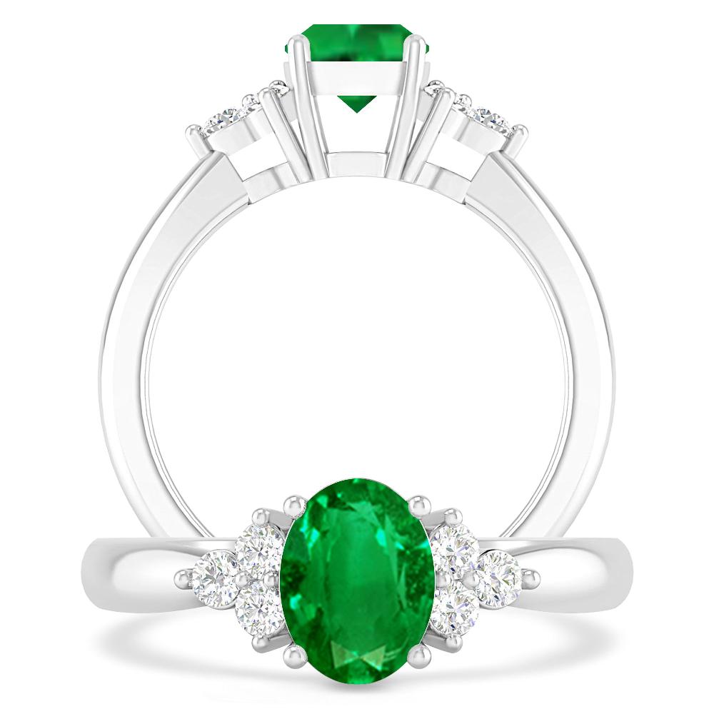 White Gold - Emerald