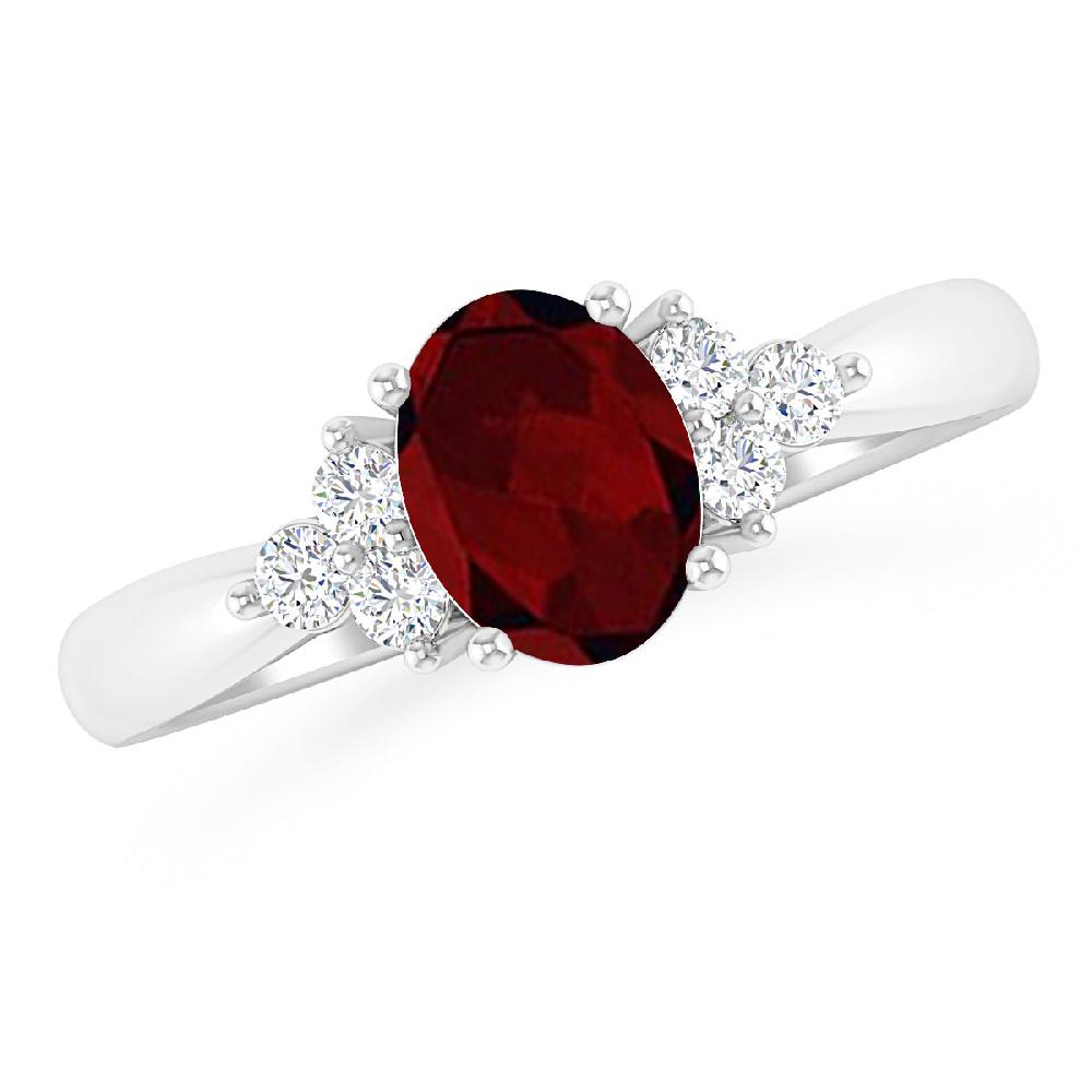 White Gold - Garnet