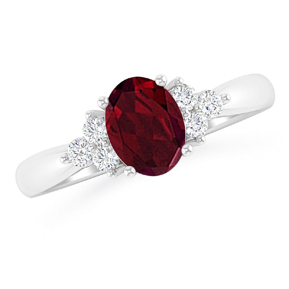 White Gold - Garnet