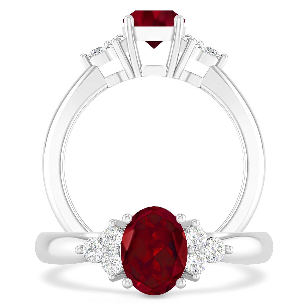 White Gold - Garnet