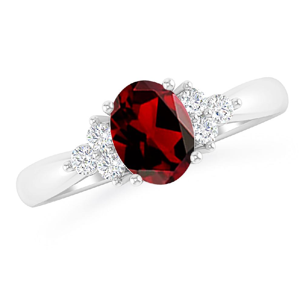 White Gold - Garnet