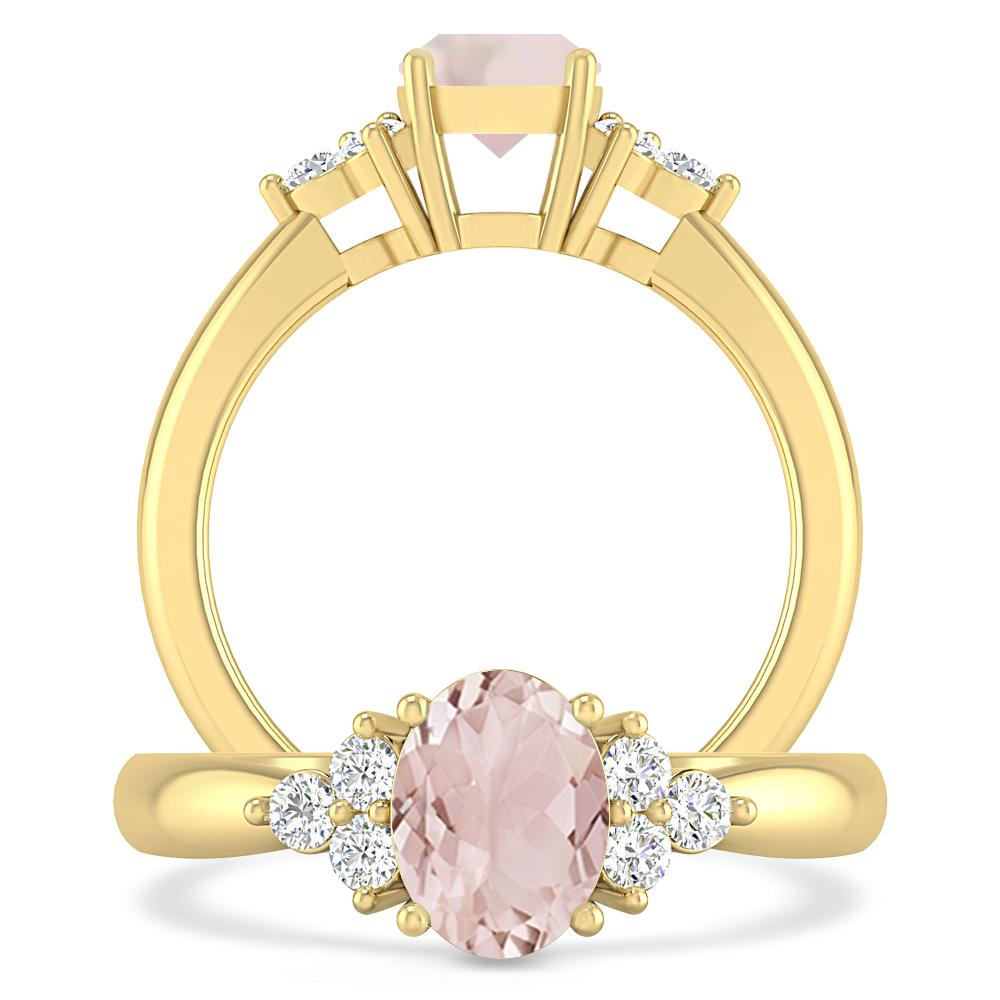 Yellow Gold - Morganite