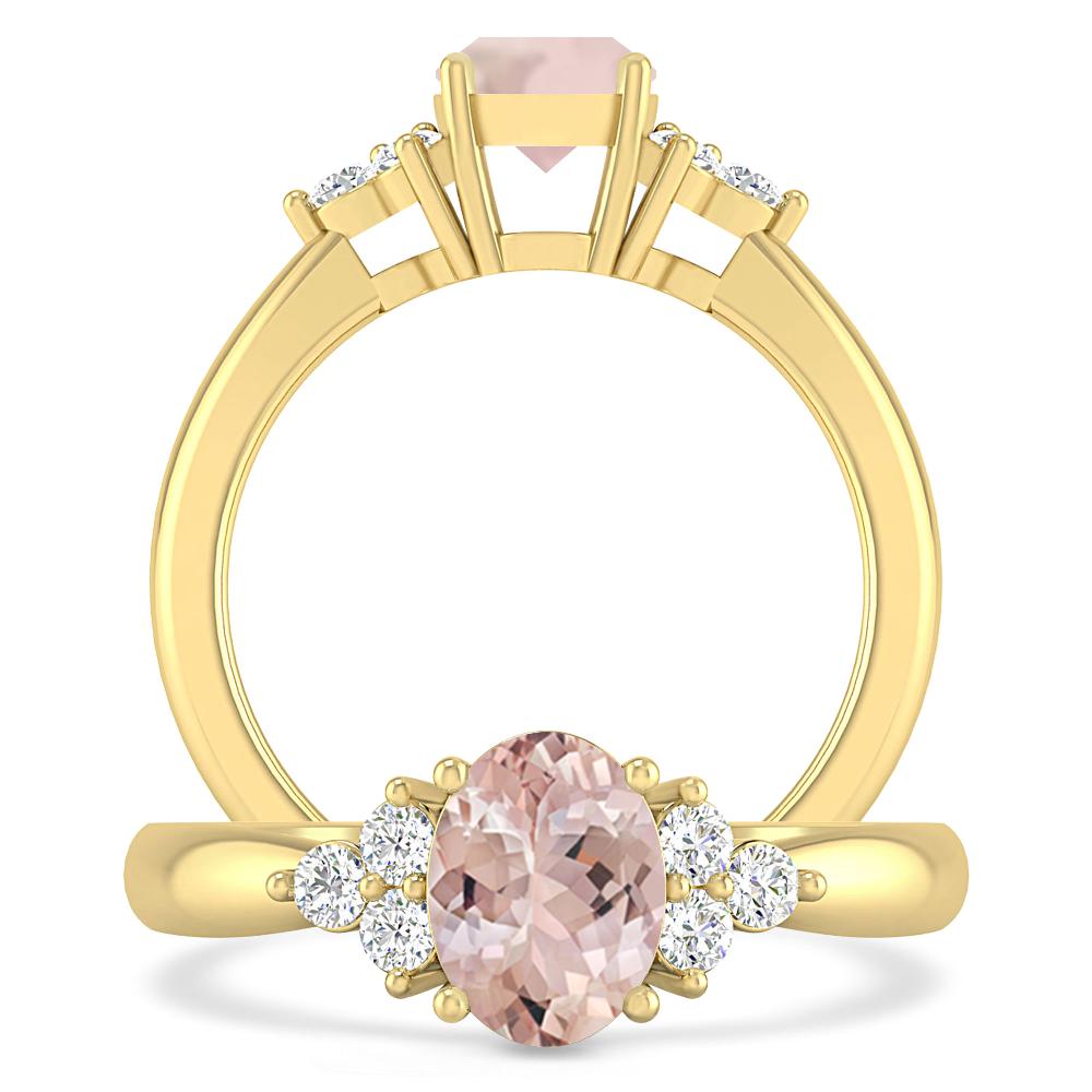 Yellow Gold - Morganite