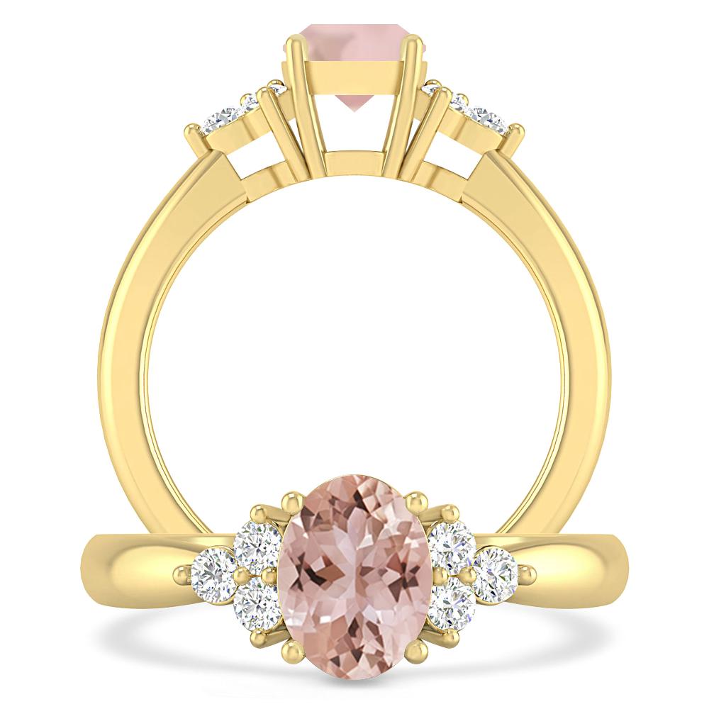 Yellow Gold - Morganite