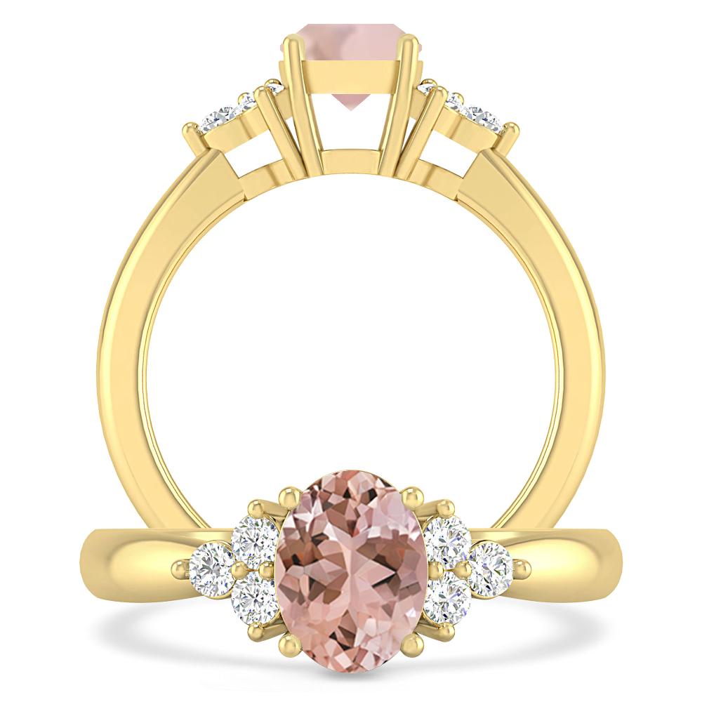 Yellow Gold - Morganite