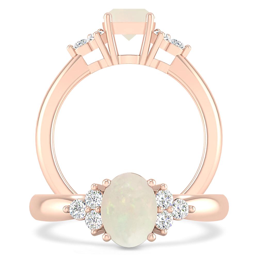 Rose Gold - Opal