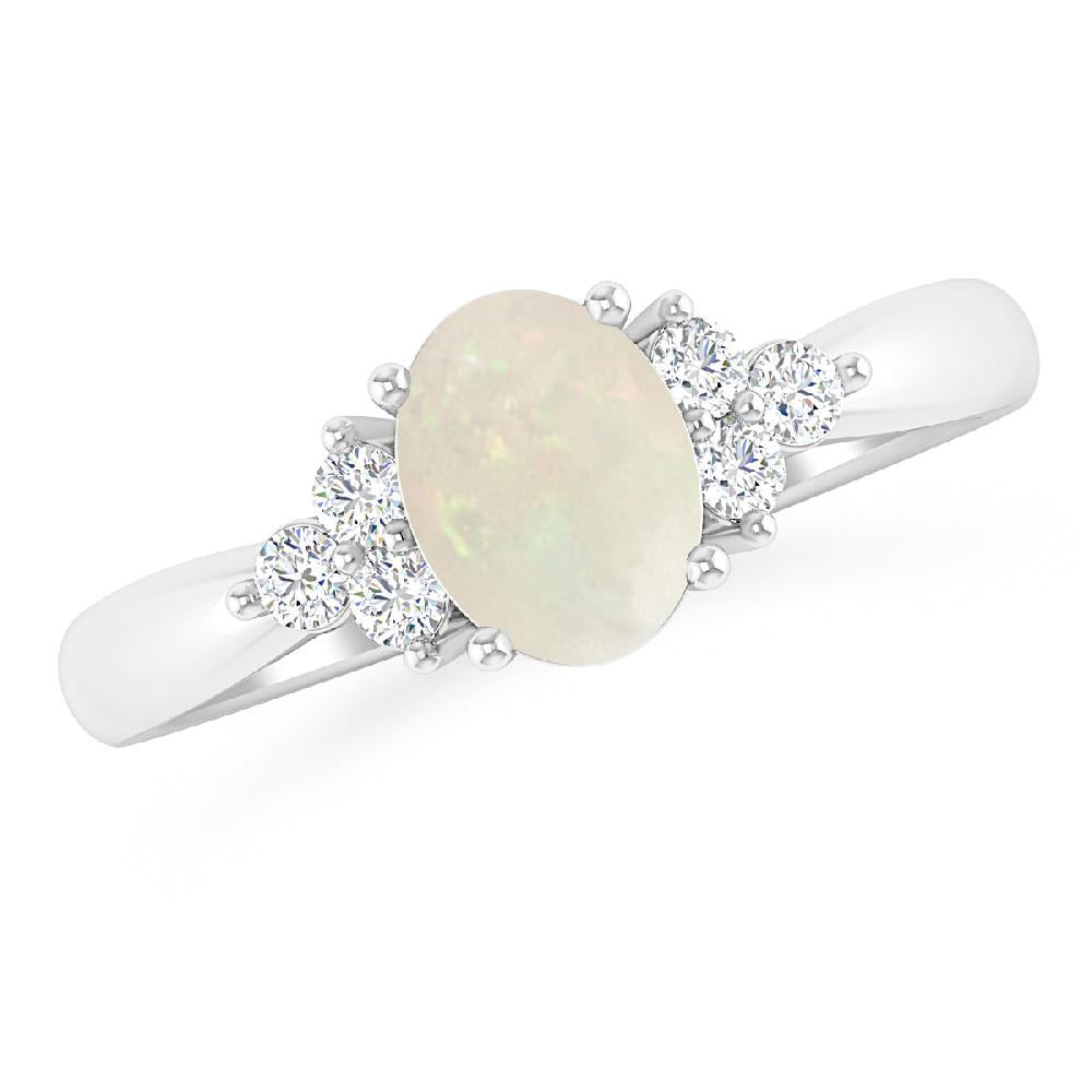 White Gold - Opal