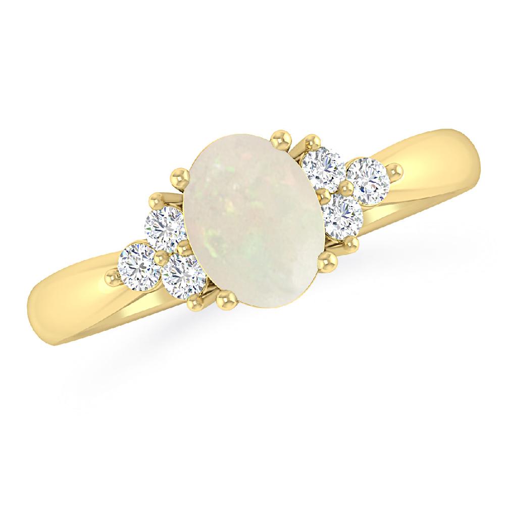 Yellow Gold - Opal