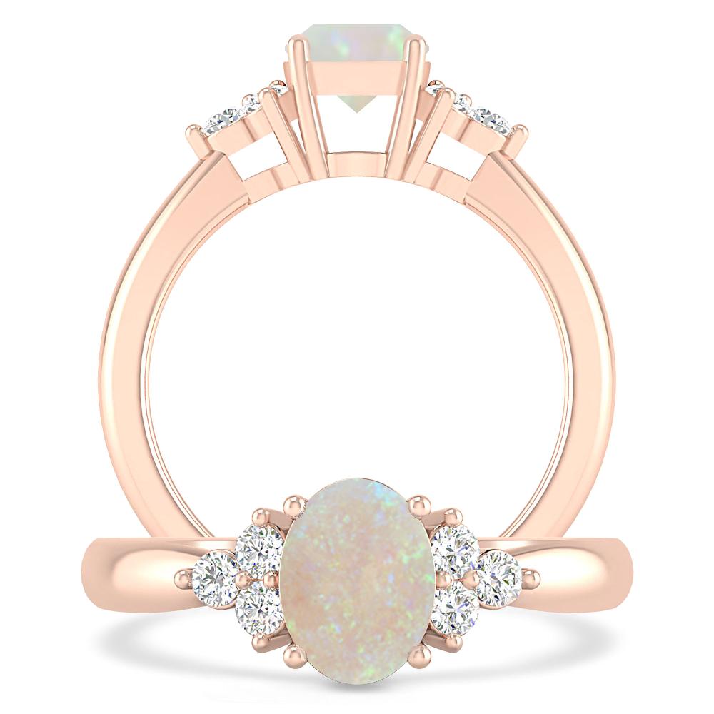 Rose Gold - Opal