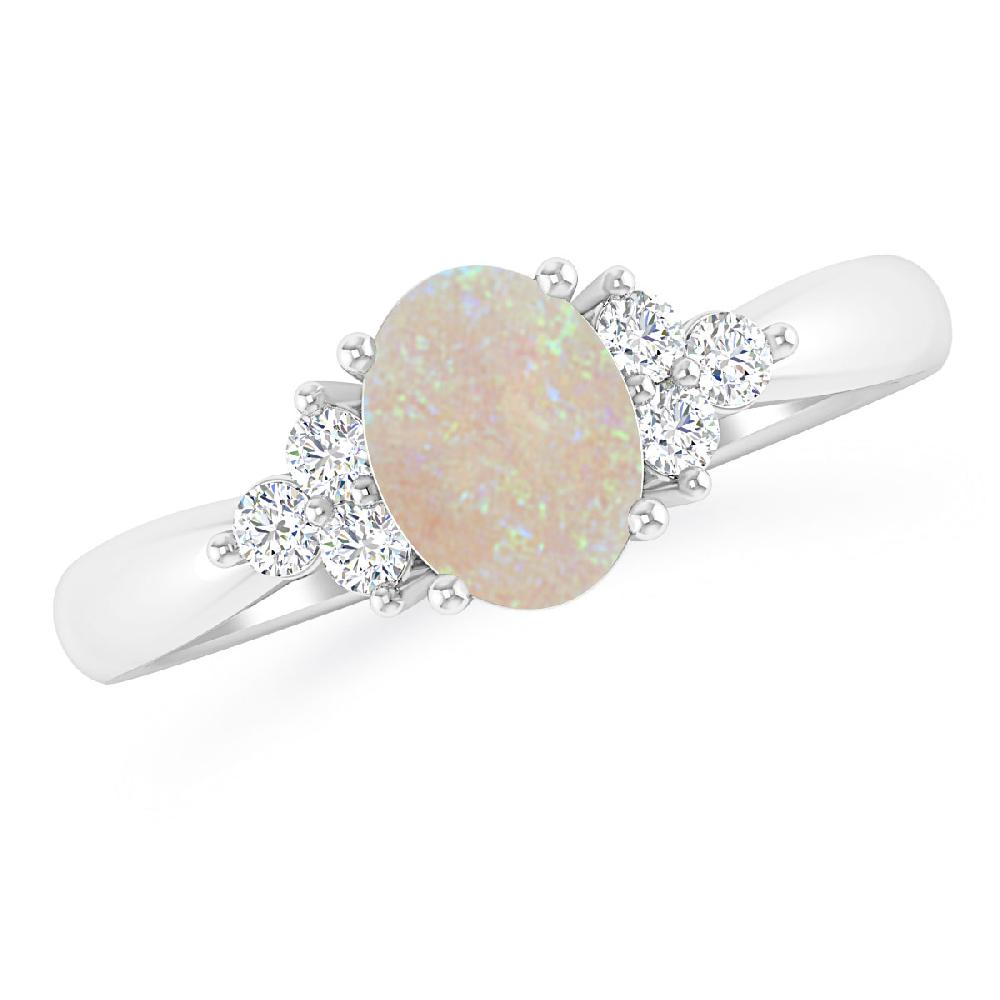 White Gold - Opal