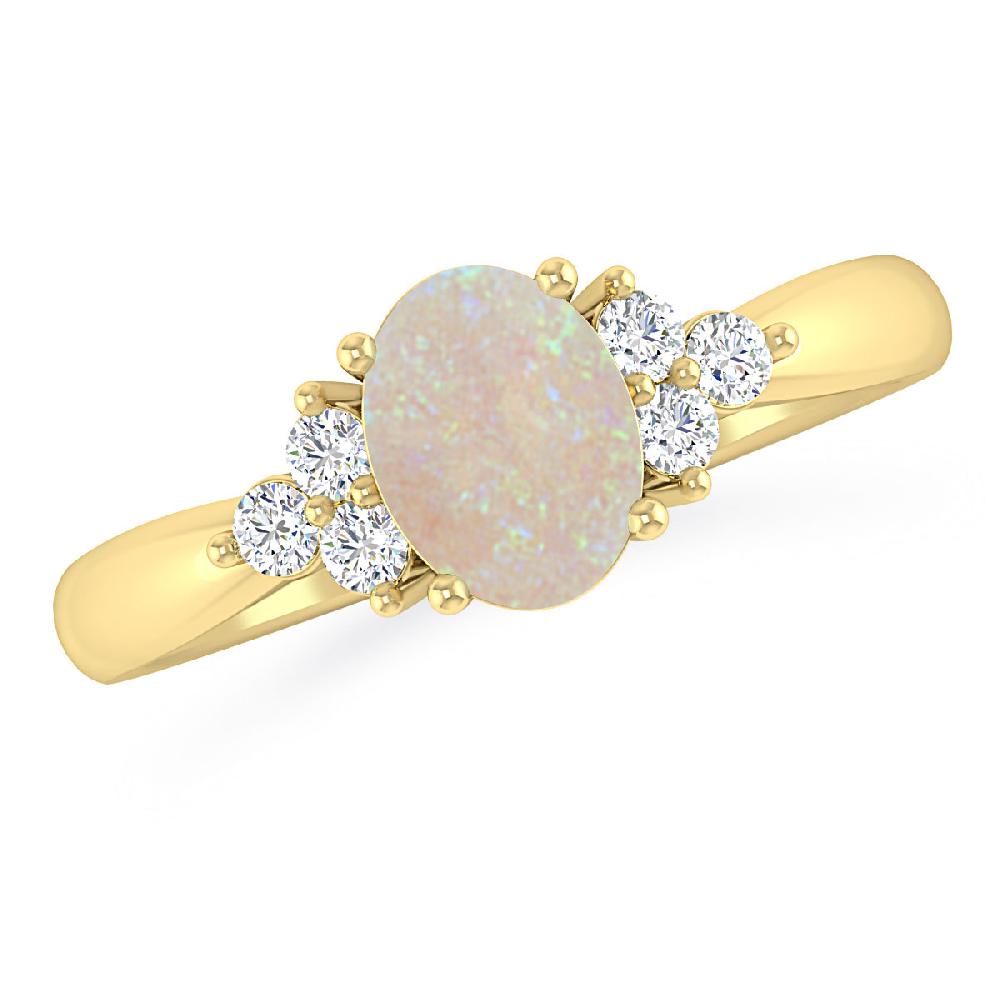 Yellow Gold - Opal