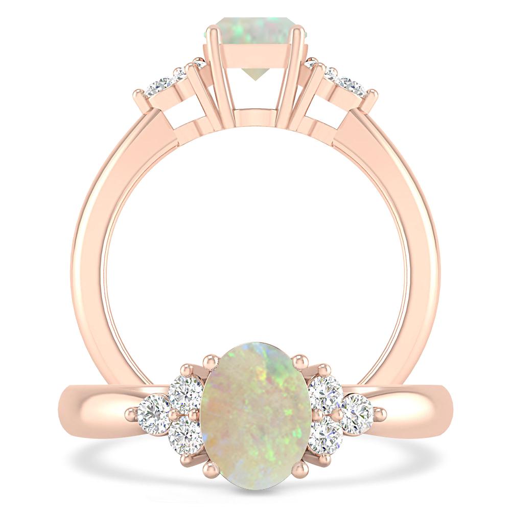 Rose Gold - Opal