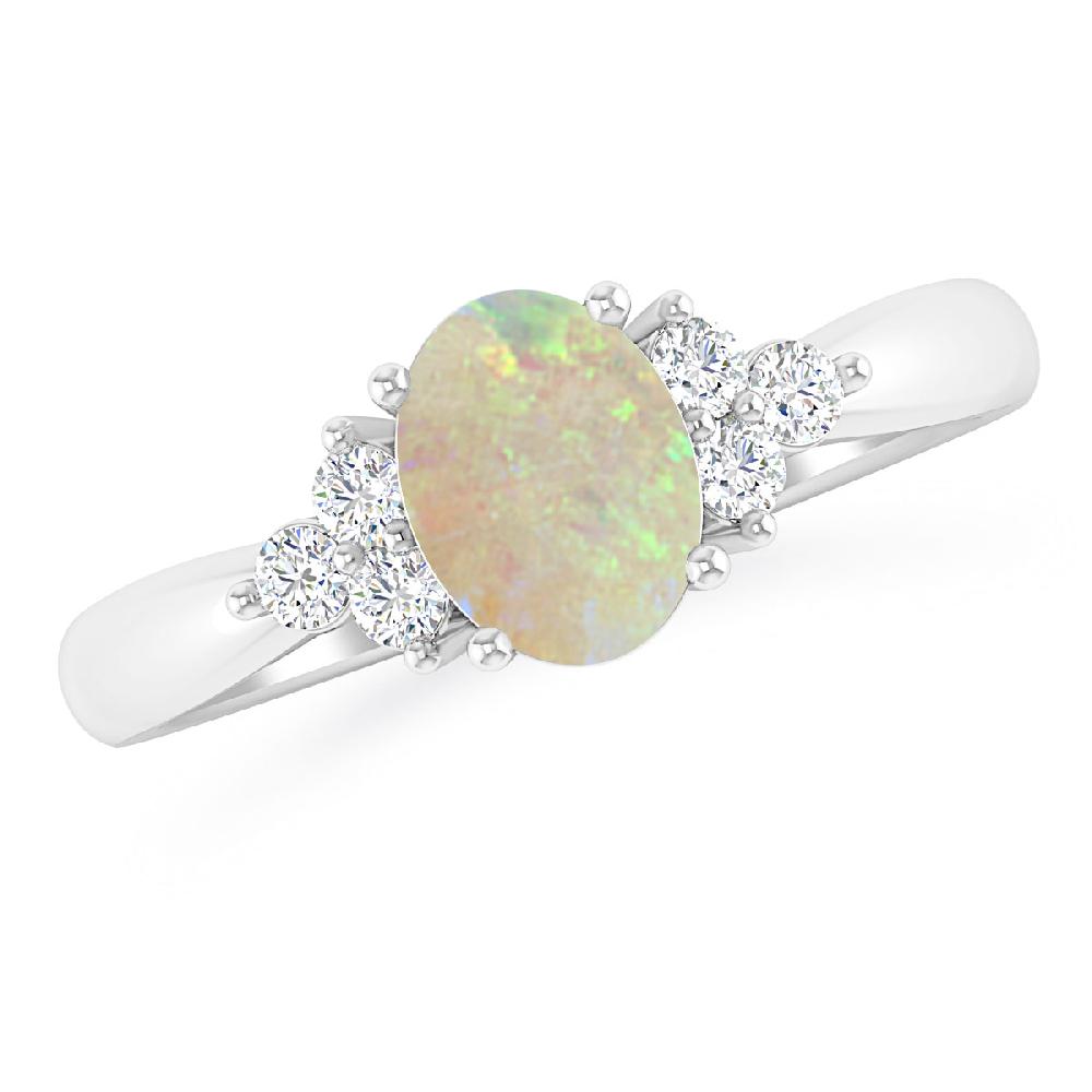 White Gold - Opal